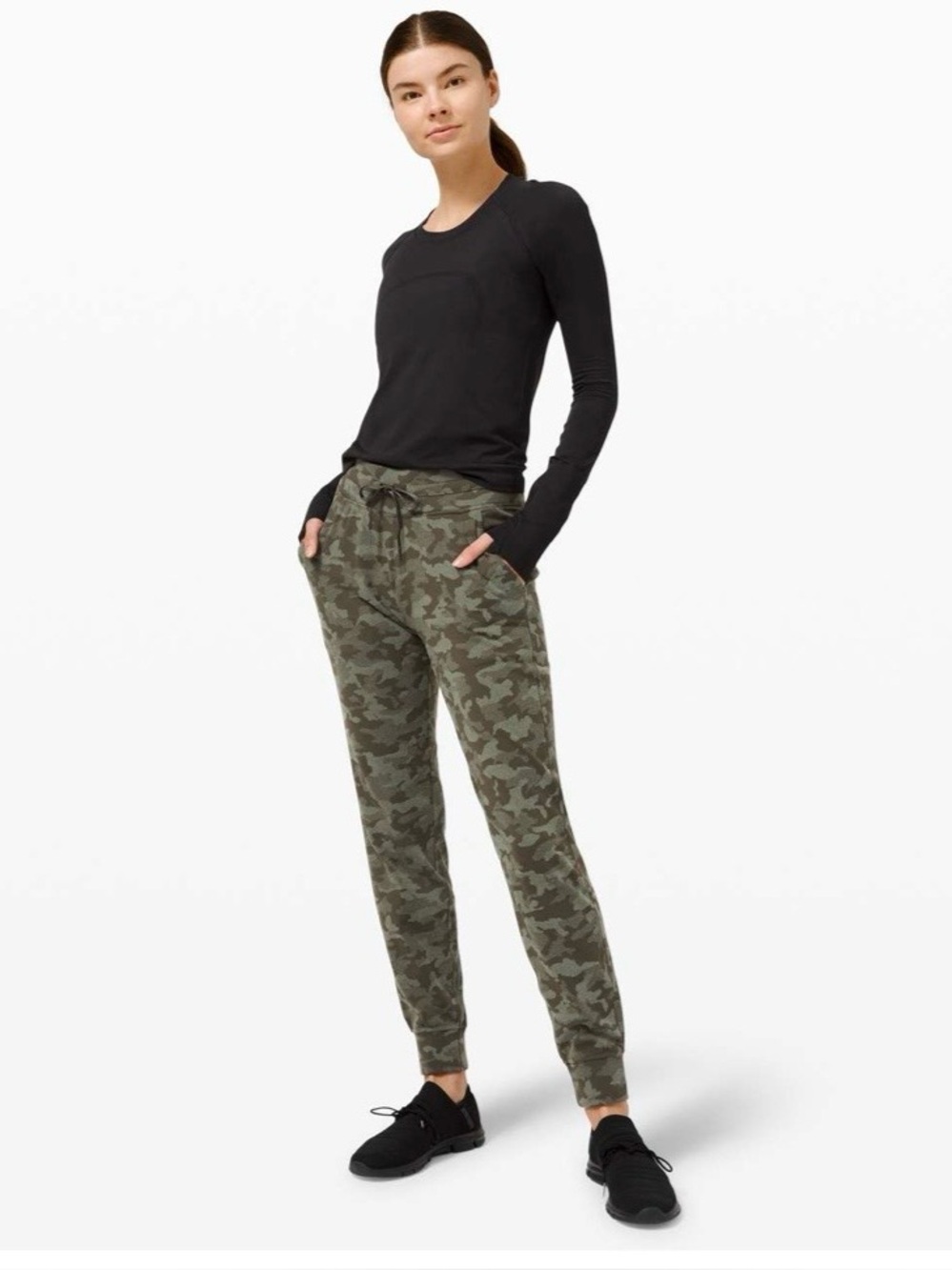 Lululemon Ready to Rulu Jogger, Heritage Camo Dark Olive Green Twill,  2